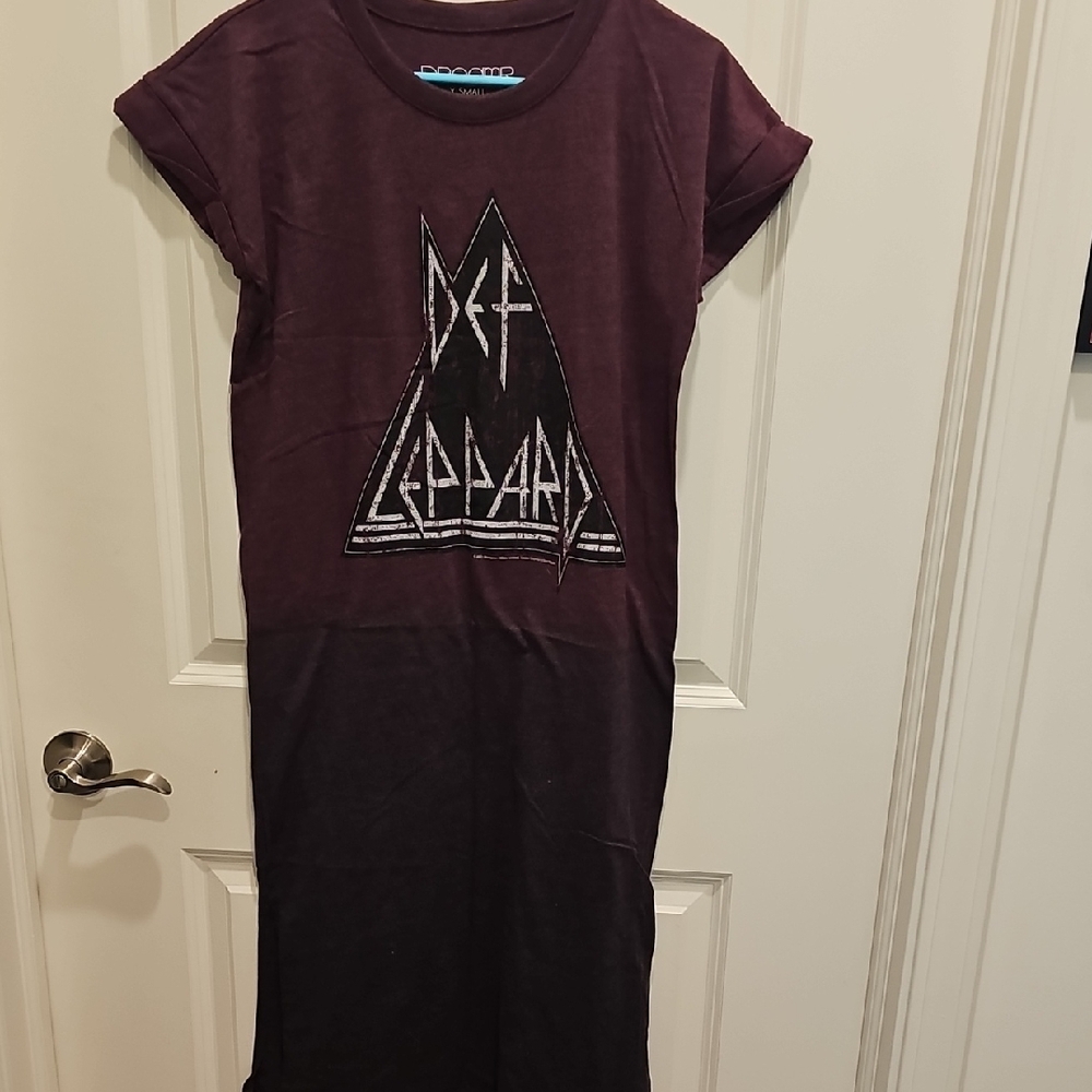 Def Leppard Graphic T-Shirt Dress